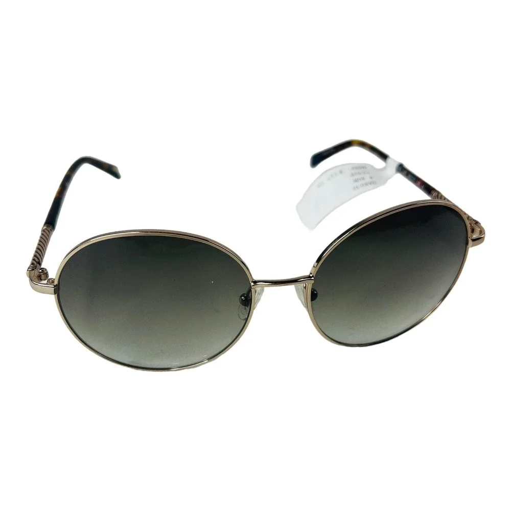 NEW GANT Brown‎ & Silver GA8038 32P 56-17 Round Sunglasses